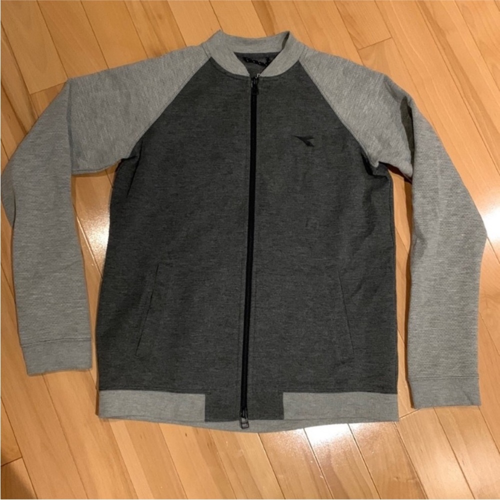 EUC Diadora Bomber Jacket / Zip up Sweatshirt - size L